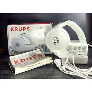 KRUPS Open Master Model 404 Electric Can Opener with Holder - NEW
